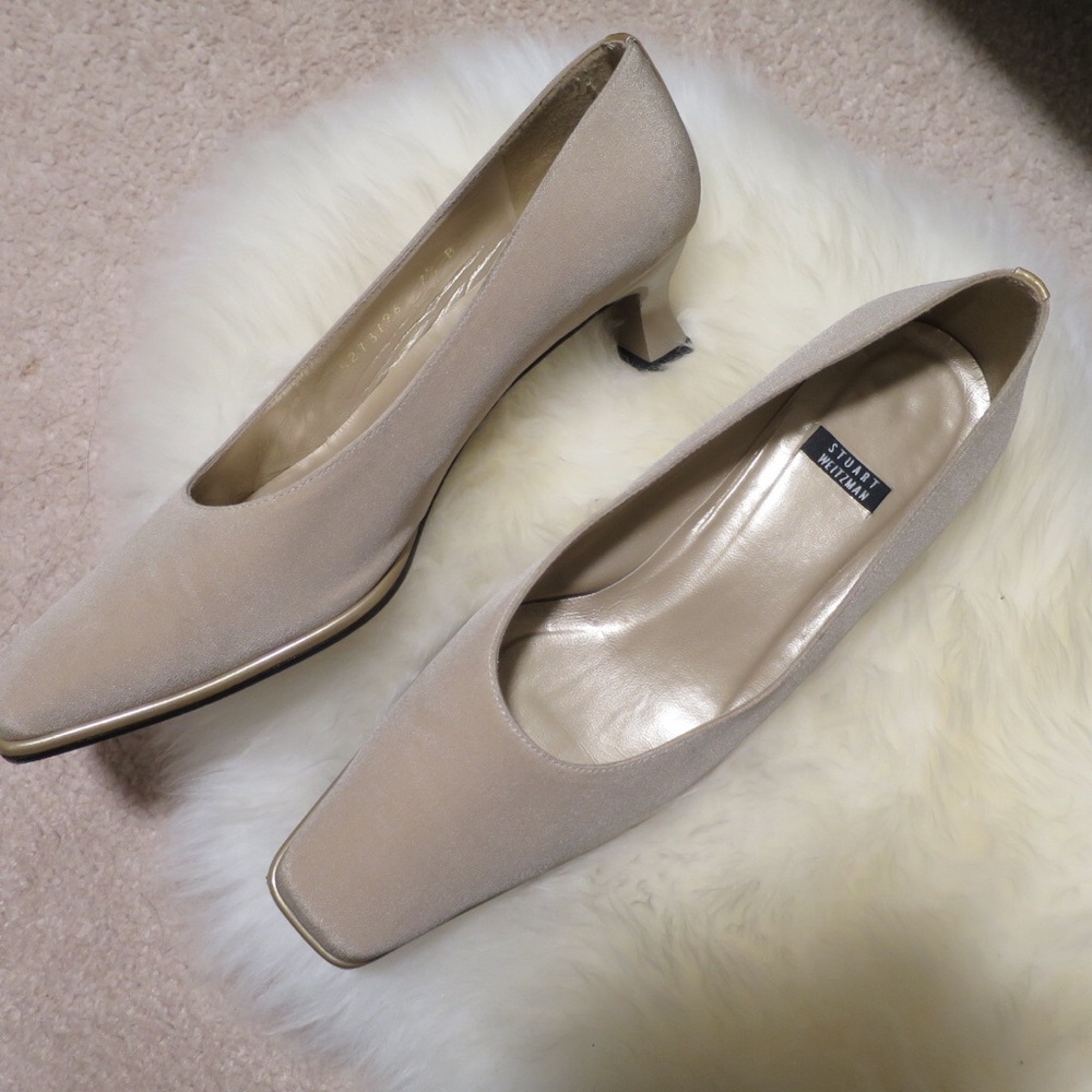 Stuart Weitzman Kitten Heel Pumps